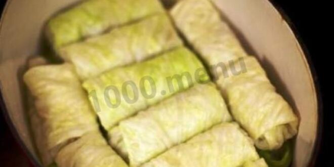 Рецепт голубцов в сметанном соусе в духовке