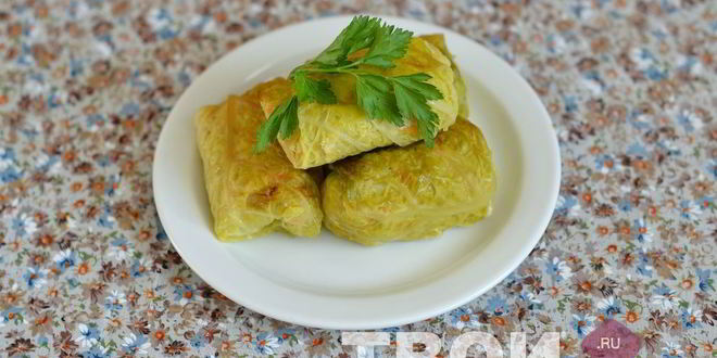 Рецепт куриных голубцов в листьях савойской капусты