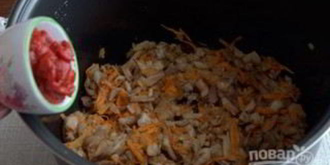 Рецепт ленивых голубцов овощных