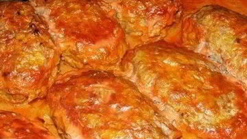 Рецепт Ленивых голубцов с мясным фаршем в томатном соусе