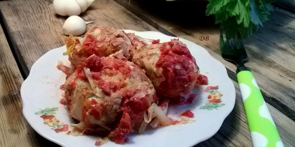 Как приготовить ленивые голубцы с рисом и фаршем
