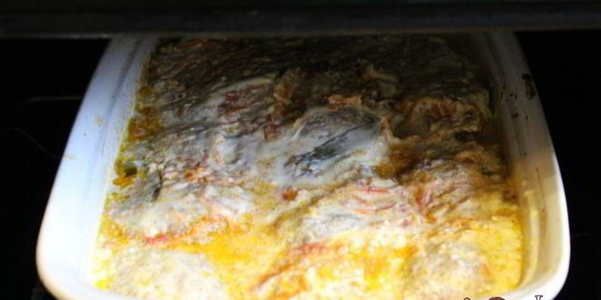 Рецепт ленивых голубцов запеченных в сметане