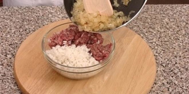 Рецепт мясных голубцов с рисом