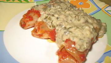 Рецепт Постных голубцов с грибным соусом