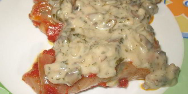 Рецепт постных голубцов с грибным соусом