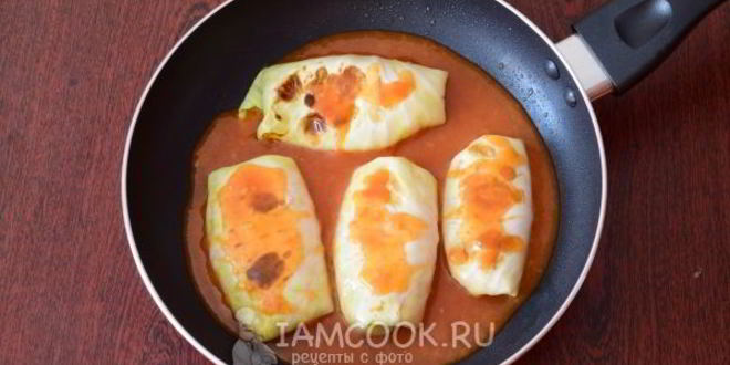 Рецепт постных голубцов с овощами