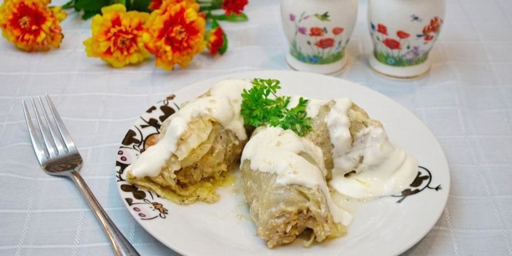 Как приготовить замороженные голубцы в сметане
