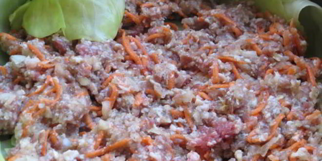 Рецепт запеченного ленивого голубца