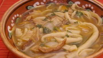 Рецепт Грибной лапши из сушеных грибов