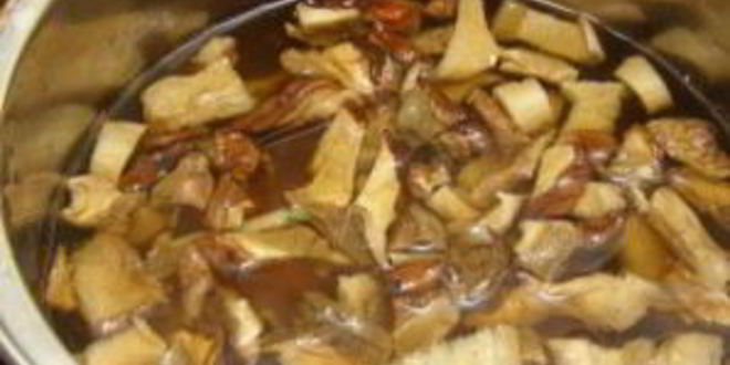 Рецепт грибной лапши из сушеных грибов