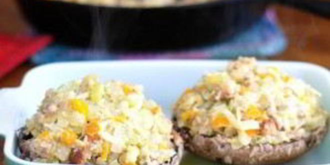 Рецепт фаршированного портобелло