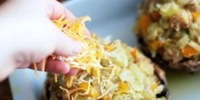 Рецепт фаршированного портобелло