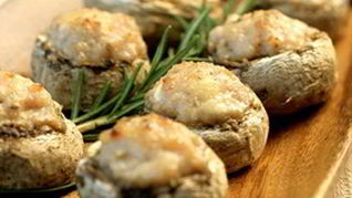 Рецепт Фаршированных мясом шампиньоны