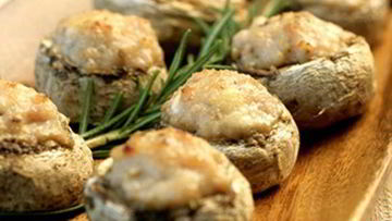 Рецепт Фаршированных мясом шампиньоны