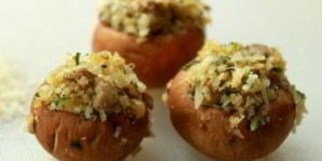 Рецепт грибов фаршированных в микроволновке