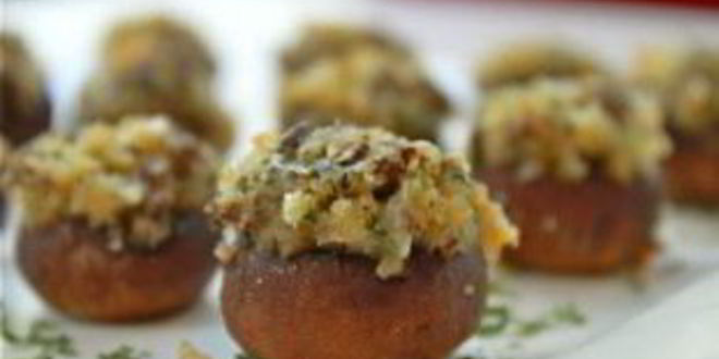 Рецепт грибов фаршированных в микроволновке