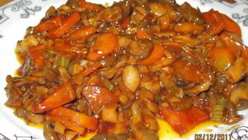 Рецепт Грибов по-китайски