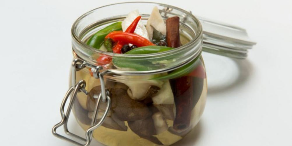 Как приготовить грибы по-корейски с перцем