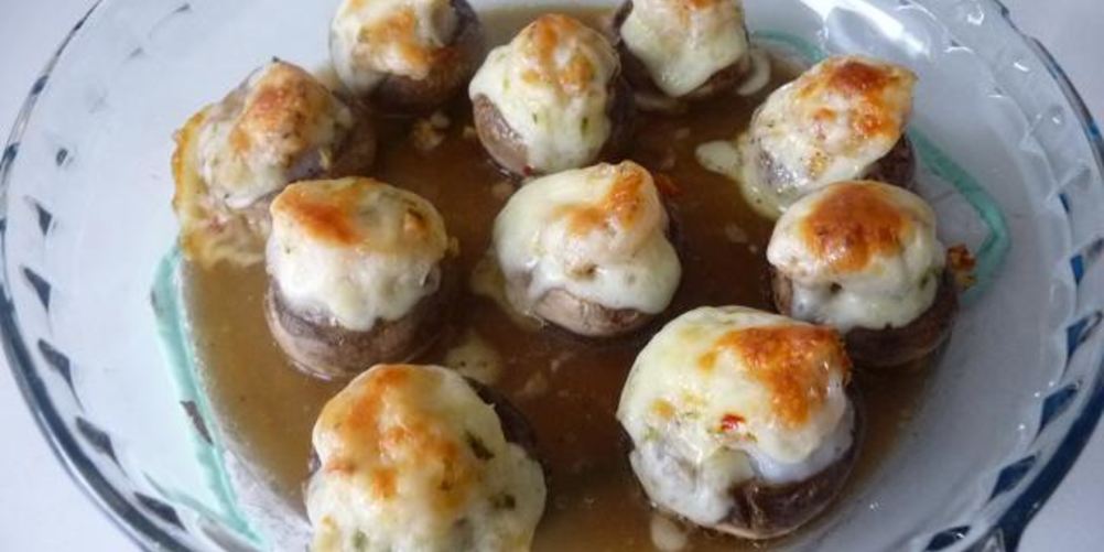 Как приготовить грибы с креветками и сыром