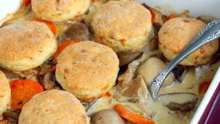 Рецепт Грибов с сырными сконами