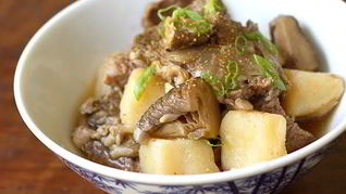 Рецепт Грибов шиитаке с картошкой