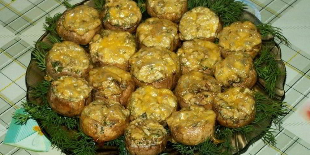 Как приготовить грибов, запеченных под сыром