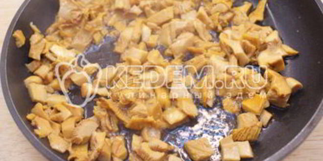 Рецепт лисичек жаренных со стручковой фасолью