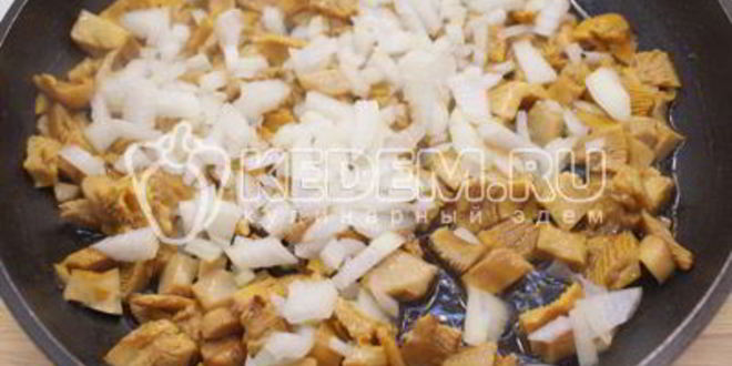 Рецепт лисичек жаренных со стручковой фасолью