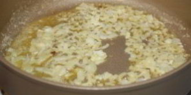 Рецепт лисичек, жареных с рисом