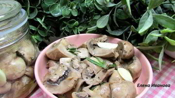Рецепт Шампиньонов с розмарином и чесноком