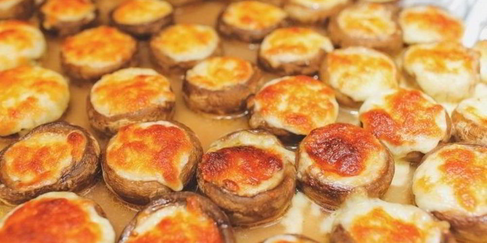 Как приготовить шампиньоны с сулугуни