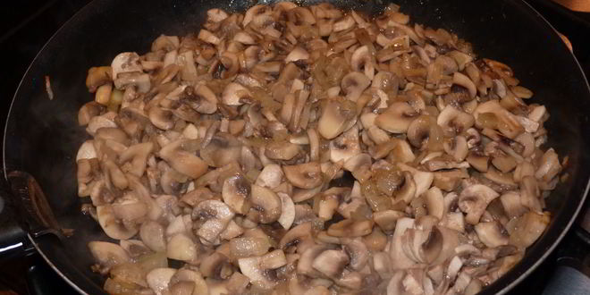 Рецепт шампиньонов в сметане