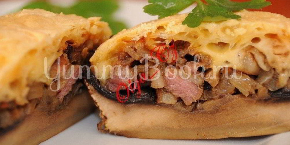 Как приготовить шампиньонов, запеченных с беконом и сыром