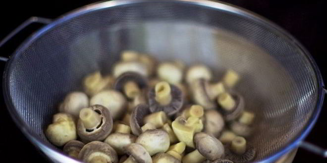 Рецепт соленых шампиньонов