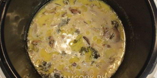 Рецепт тушеных грибов в мультиварке