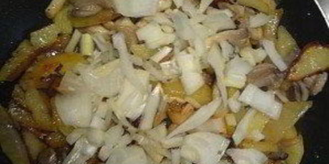 Рецепт вешенок, жареных с картошкой
