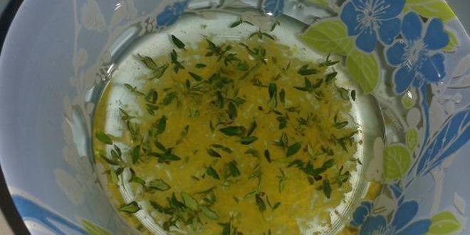 Рецепт запеченных грибов в лимоне и тимьяне