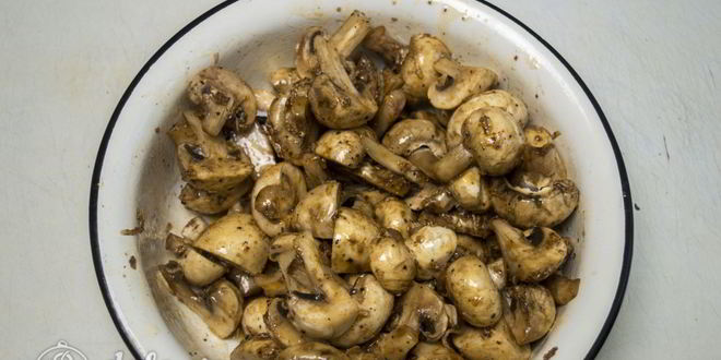 Рецепт запеченных шампиньонов с сыром