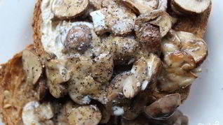 Рецепт Жареных грибов с сыром