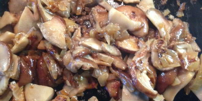 Рецепт жареных подосиновиков