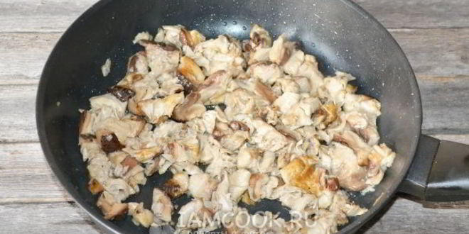 Рецепт жареных зонтиков