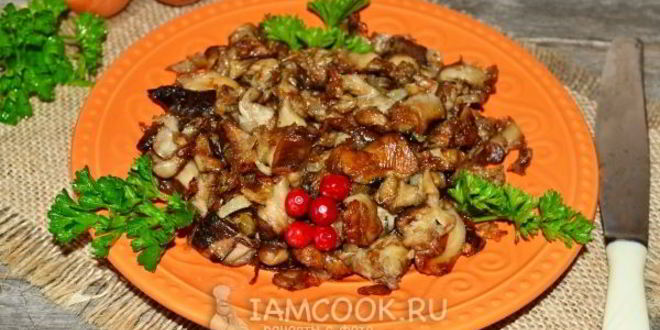 Рецепт жареных зонтиков