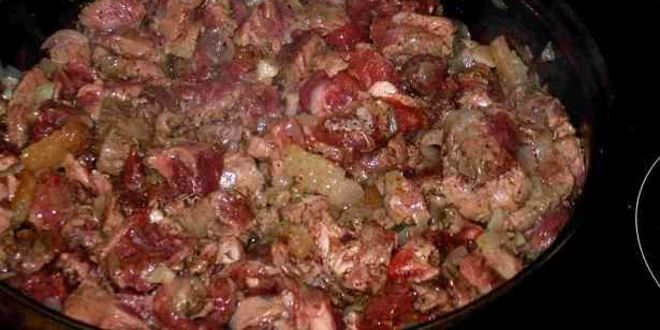 Рецепт гуляша из баранины