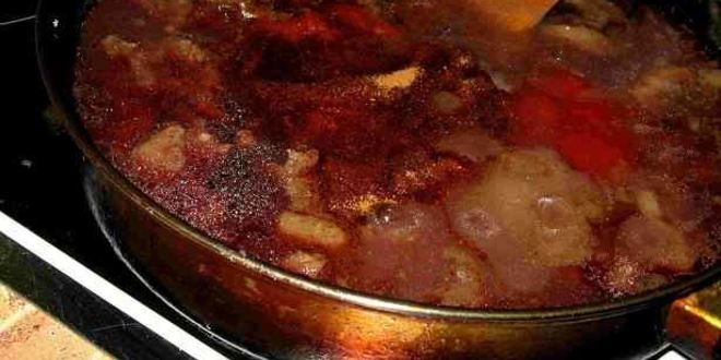 Рецепт гуляша из баранины