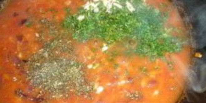 Рецепт гуляша из фасоли