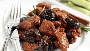 Рецепт Гуляша из говядины с черносливом