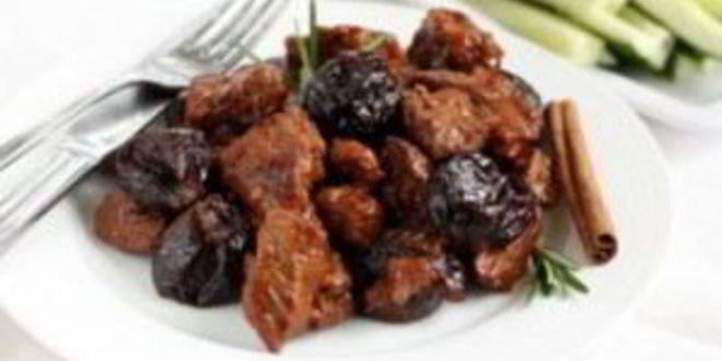 Рецепт гуляша из говядины с черносливом