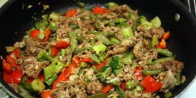 Рецепт гуляша из говядины с овощами