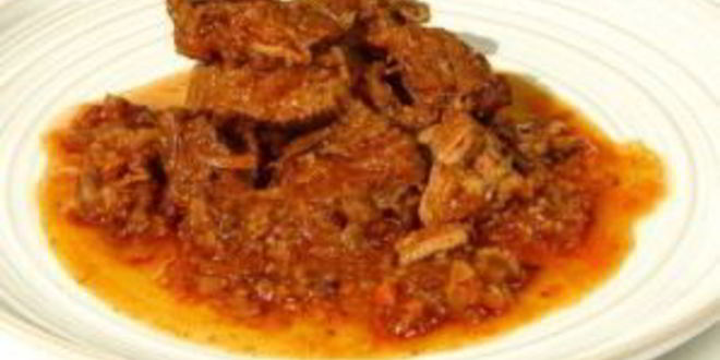 Рецепт гуляша из говядины с томатной пастой