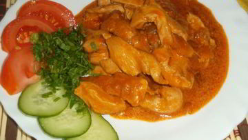 Рецепт Гуляша из куриного филе